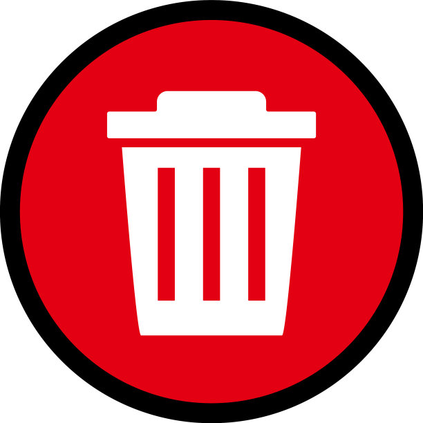 垃圾桶图标是表达删除等的理想选择图片下载