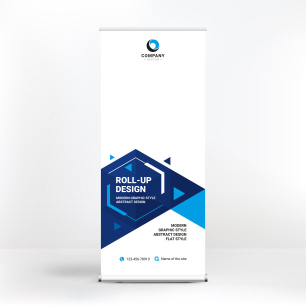 滚动横幅，代表广告，会议，研讨会，媒体模板图片下载