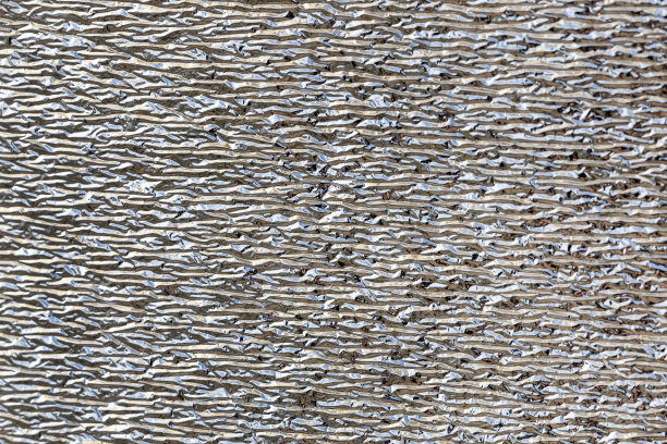 有光泽的隔热膜特写，铝箔膜图片下载