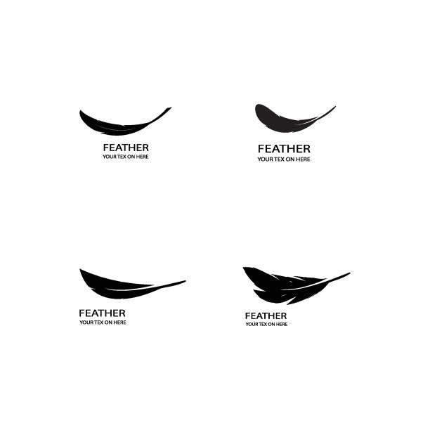 羽毛的标志图片下载