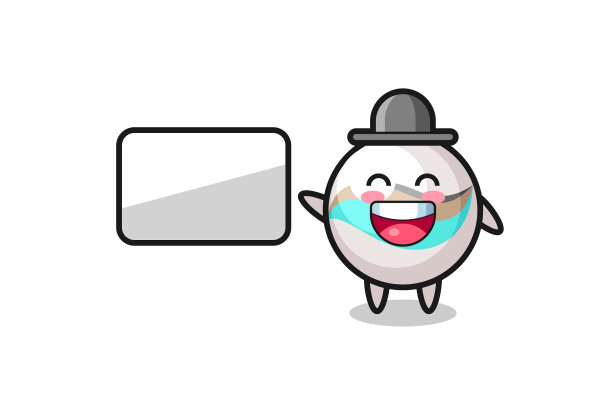 大理石玩具卡通做演示图片下载