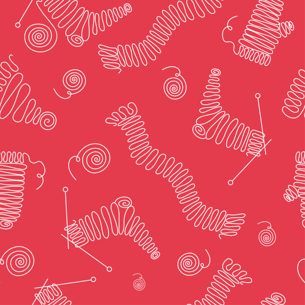 针织线程模式。图片下载