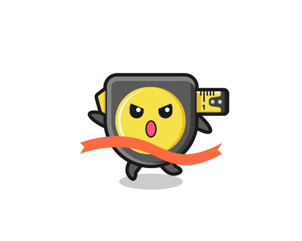 可爱的卷尺快到了图片下载