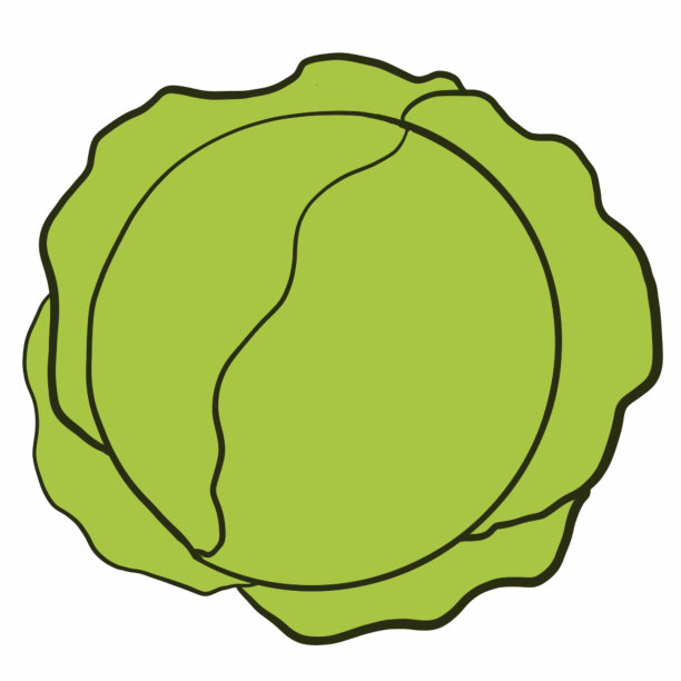 绿色背景下的蔬菜图片下载