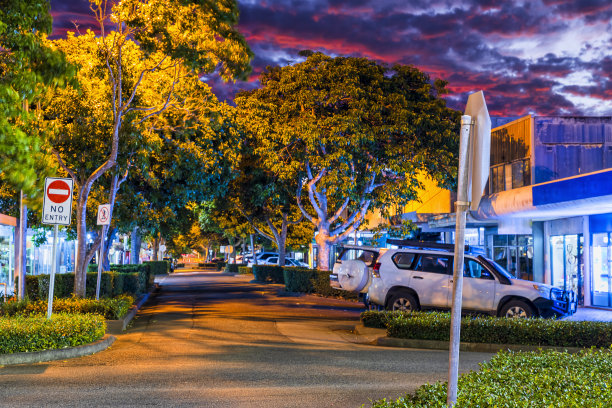 福斯特商店街绿色设置图片下载