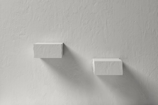 讲台楼梯概念。混凝土展示挤墙光影商业loft工业裸露原始现代。图片下载