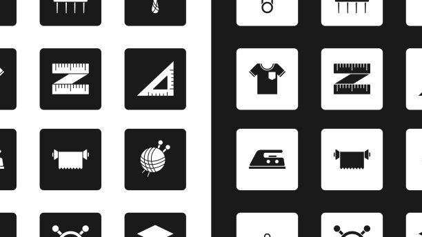 确定纱卷尺测量t恤安全别针图片下载