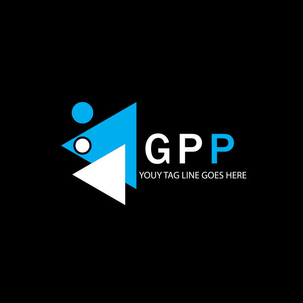 GPP字母logo用图形创意设计图片下载
