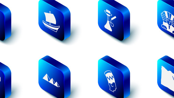 设置埃及船水烟狮身人面像的地图图片下载