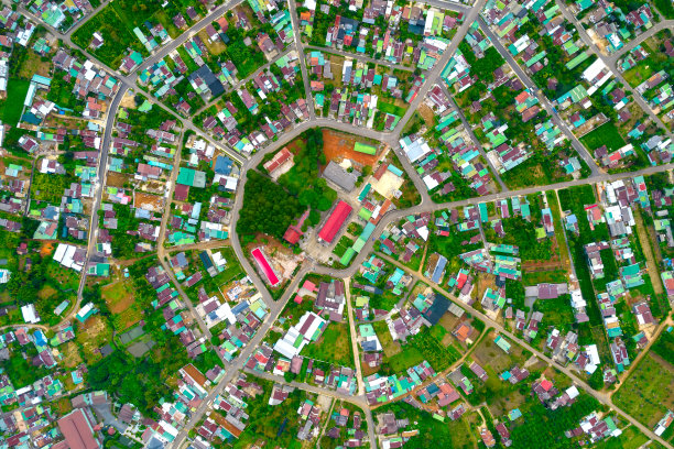 越南宝乐市的住宅区图片下载