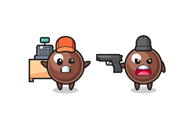 可爱的珍珠木薯粉作为收银员是尖的一个图片下载