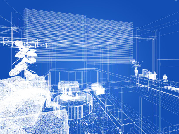 室内生活草图设计，3d效果图图片下载