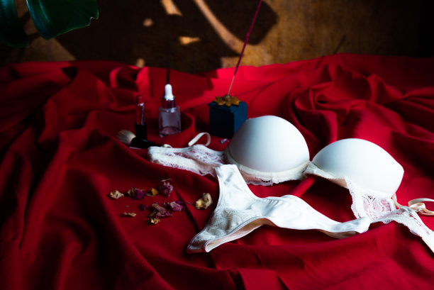 女式棉质内衣，女式内裤和紧身胸衣，高级定制图片下载