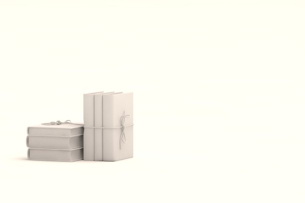 白色的书图片下载