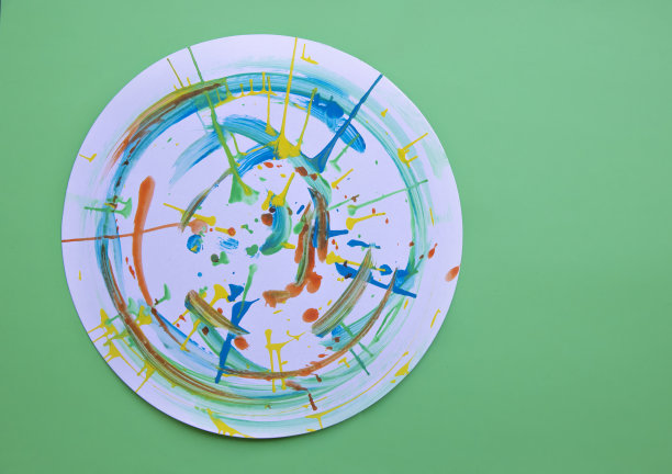 孩子的绘画背景抽象纹理涂料图片下载