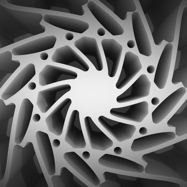 具有装饰设计元素的抽象几何背景。三维渲染图片下载