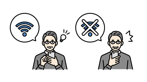 使用Wi-Fi的男性智能手机图片下载