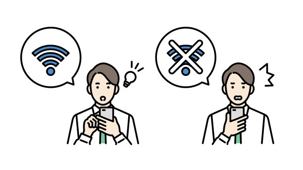 使用Wi-Fi的男性智能手机图片下载