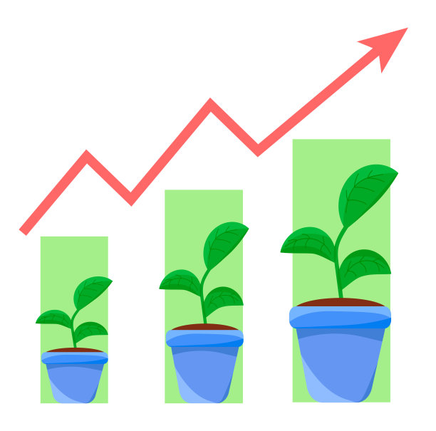 植物能量生长时间表。测量图，环境，社会，治理，图标，ESG。环保图片下载