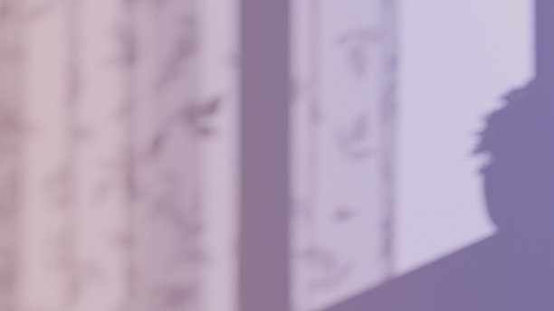 影子游戏覆盖窗帘和窗户的剪影图片下载