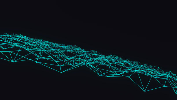 抽象发光神经丛背景图片下载