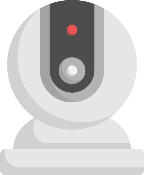 监控摄像头图标设计模板图片下载