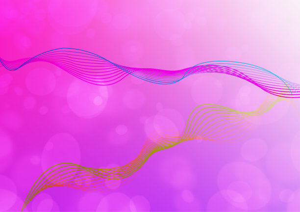 散景波抽象背景背景线网络通信图JPG图片下载