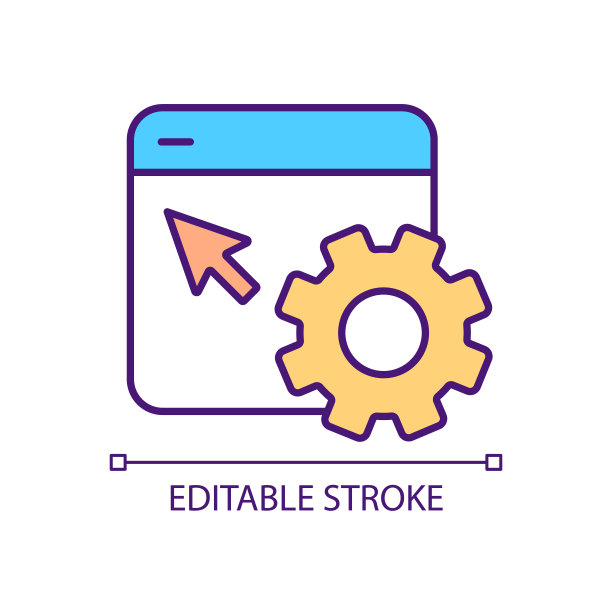 网站设置配置RGB彩色图标图片下载