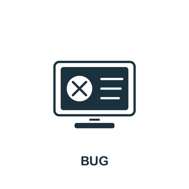 Bug图标单色简约网页设计图标图片下载