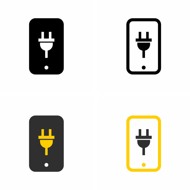 手机充电器信息标志图片下载