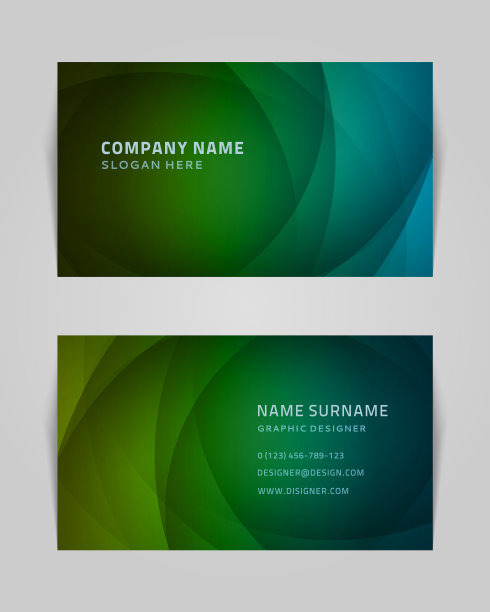 抽象的名片与螺旋螺旋图片下载