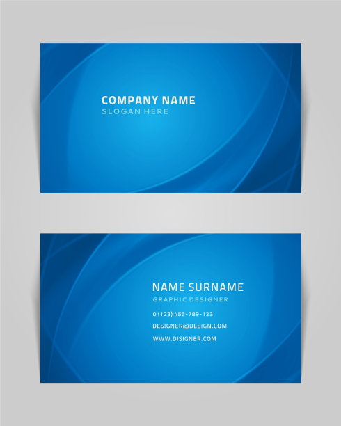 抽象的名片与螺旋螺旋图片下载