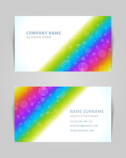 名片模板现代创意和干净图片下载