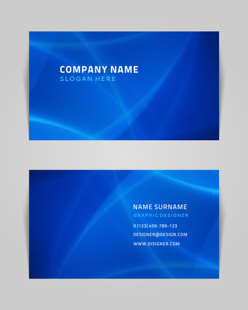 抽象的名片与螺旋螺旋图片下载