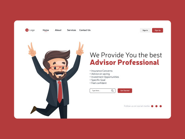 登陆页面设计顾问专业图片下载