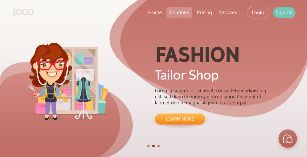 时尚网站模板图片下载