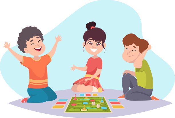 孩子在家玩棋类游戏占大了图片下载