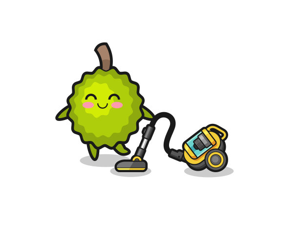 可爱的榴莲手持吸尘器图片下载