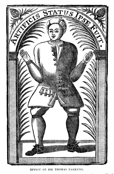 托马斯·帕金斯爵士的雕像，英国摔跤赞助人图片下载