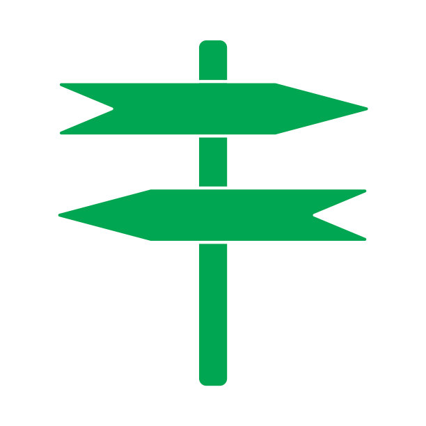 绿色空白木制图标图片下载