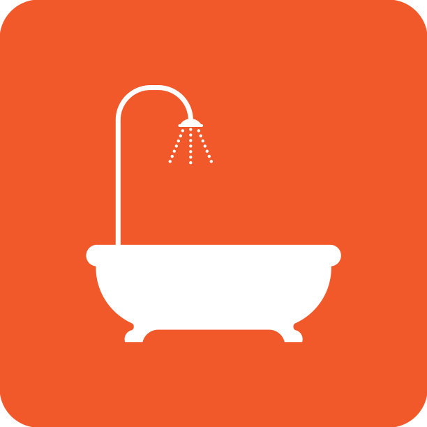 浴缸里的图标图片下载