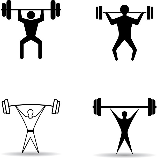 举重图标图片下载