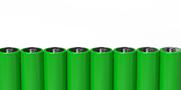 绿色能源电池连续，方便编辑剪辑路径图片下载