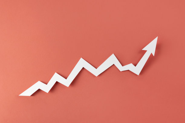 纸上升箭头图片下载