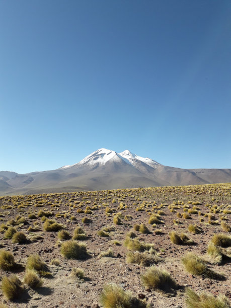 阿塔卡马沙漠雪山图片下载