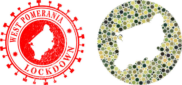 封锁抓印和流感病毒马赛克图片下载