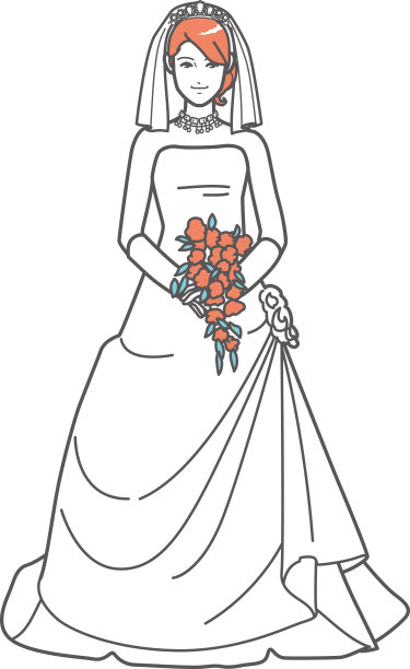 穿着婚纱的女人图片下载