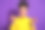 照片愉快funky女士手臂手指使爪子咧着嘴牙齿孤立在紫罗兰色背景图片下载