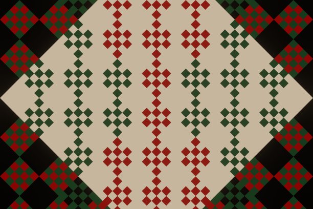 无缝民族旋转重复织物和瓷砖设计，美丽的几何装饰民族风格的边界设计，趋势，纹理，菱形图案，碎花图案，窗玻璃，峡谷，马德拉斯图案图片下载