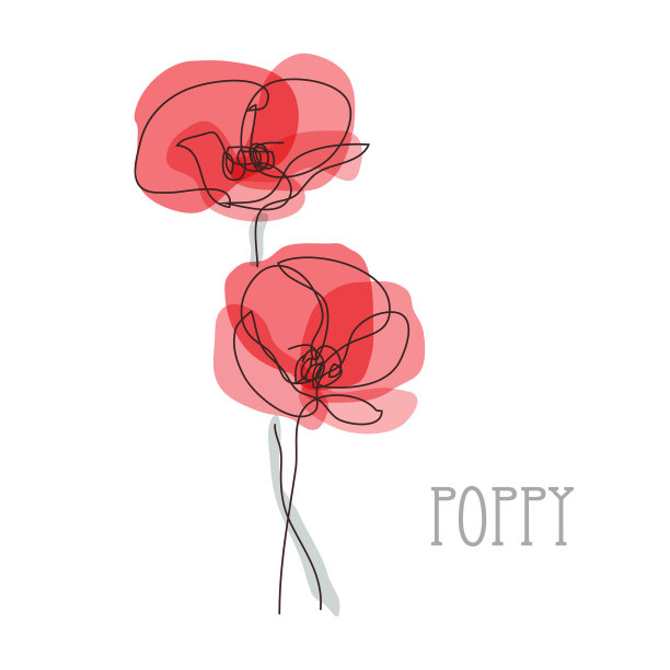 手绘花卉装饰图片下载